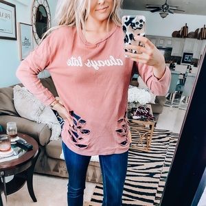 “Always Late” sweatshirt